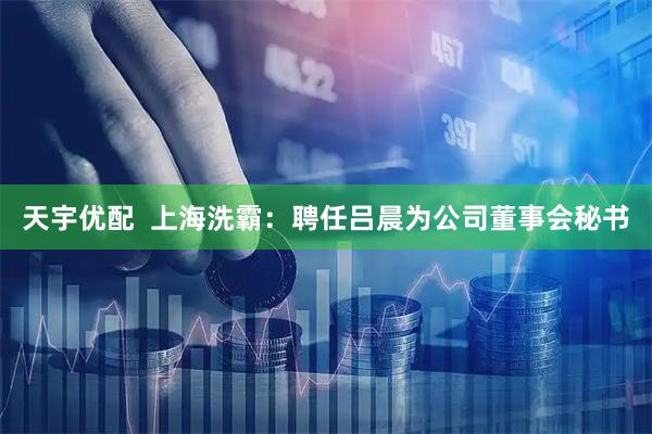 天宇优配  上海洗霸：聘任吕晨为公司董事会秘书