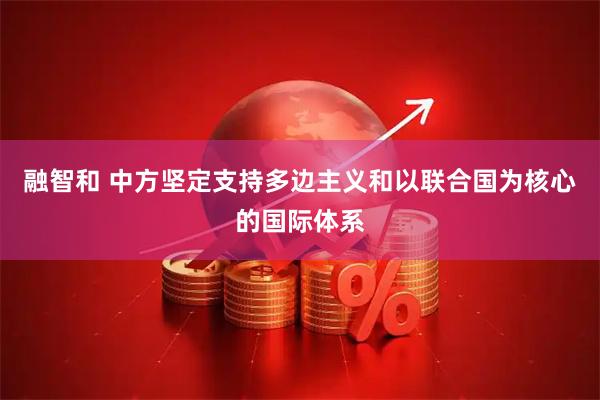 融智和 中方坚定支持多边主义和以联合国为核心的国际体系
