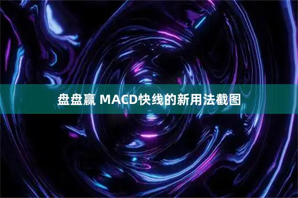 盘盘赢 MACD快线的新用法截图